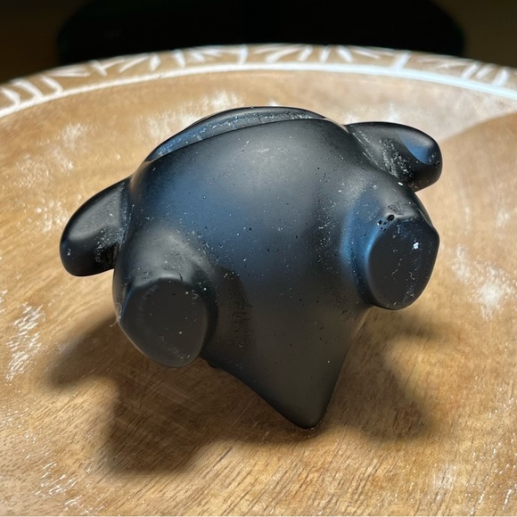 Natural Black Obsidian Quartz Crystal Carved Pokémon Gengar Figurine - Picture 10 of 13